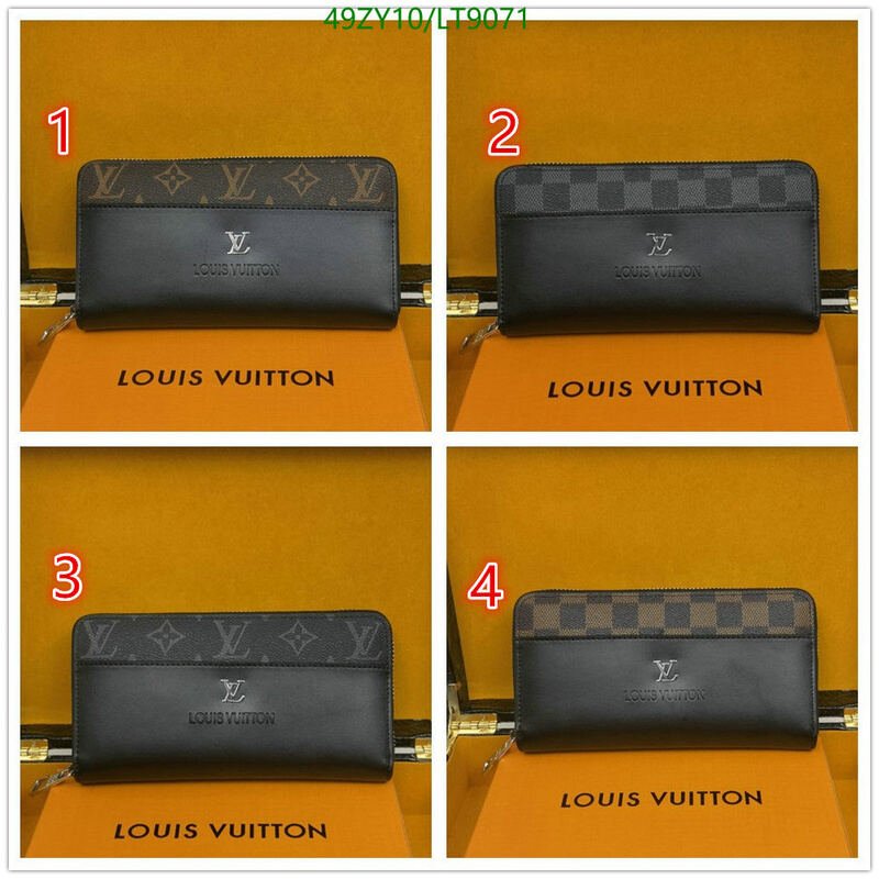 LV Bags-(4A)-Wallet-,Code: LT9071,$ 64USD