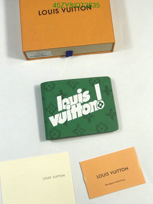 LV Bag-(4A)-Wallet- Code: QT3635 $ 59USD
