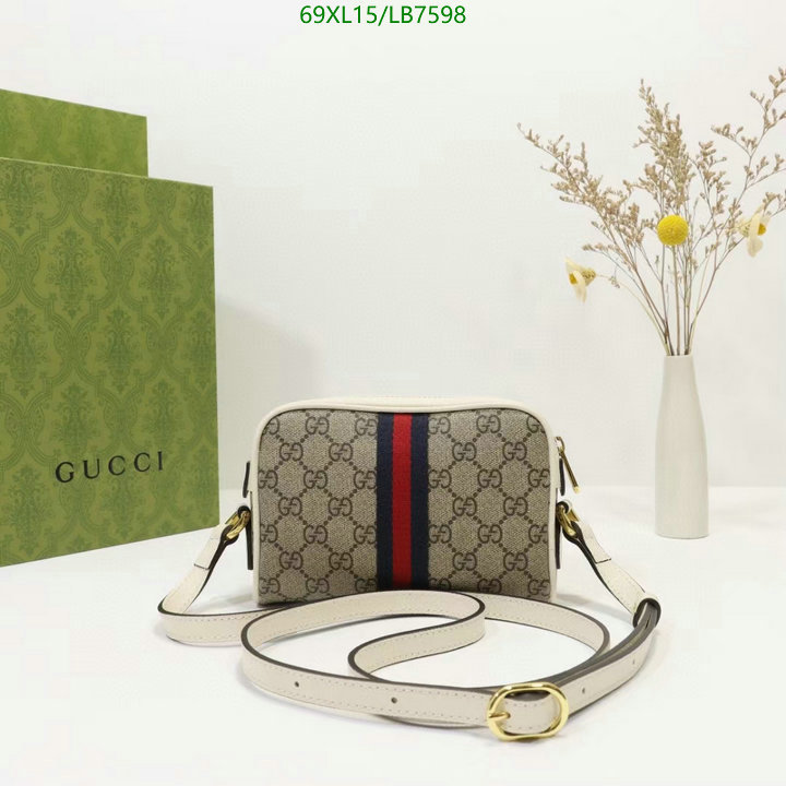 Gucci Bag-(4A)-Ophidia-G,Code: LB7598,$ 90USD