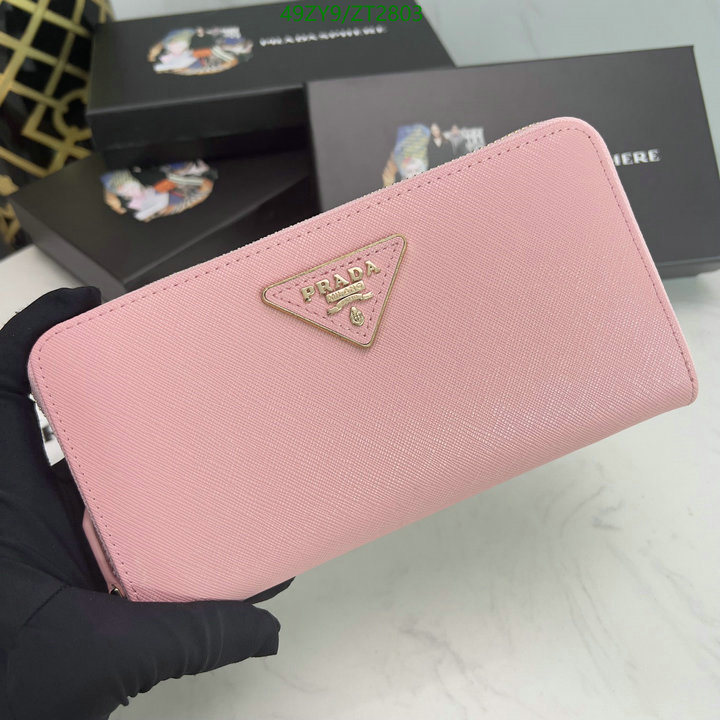 Prada Bag-(4A)-Wallet-,Code: ZT2803,$ 64USD