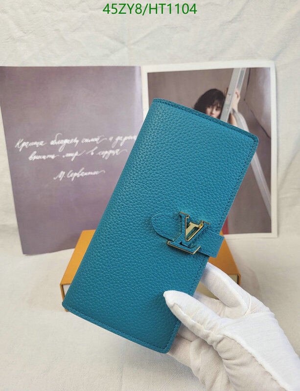 LV Bags-(4A)-Wallet-,Code: HT1104,$ 59USD