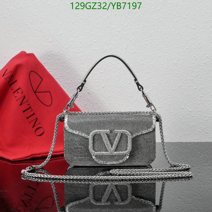 Valentino Bag-(4A)-LOC-V Logo ,Code: YB7197,$ 168USD