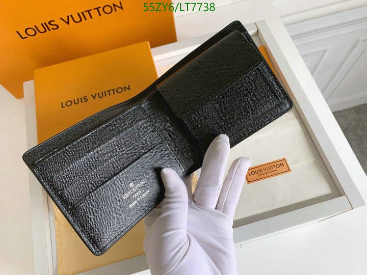 LV Bags-(4A)-Wallet-,Code: LT7738,$ 72USD