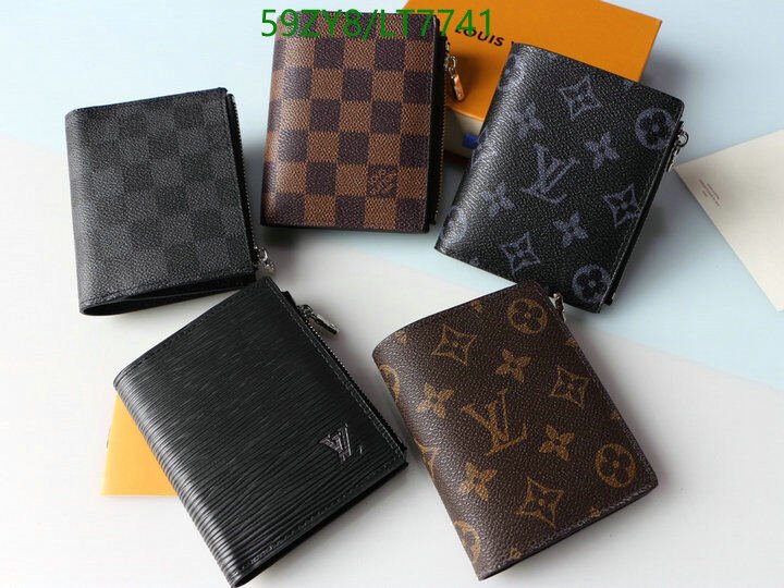 LV Bags-(4A)-Wallet-,Code: LT7741,$ 77USD