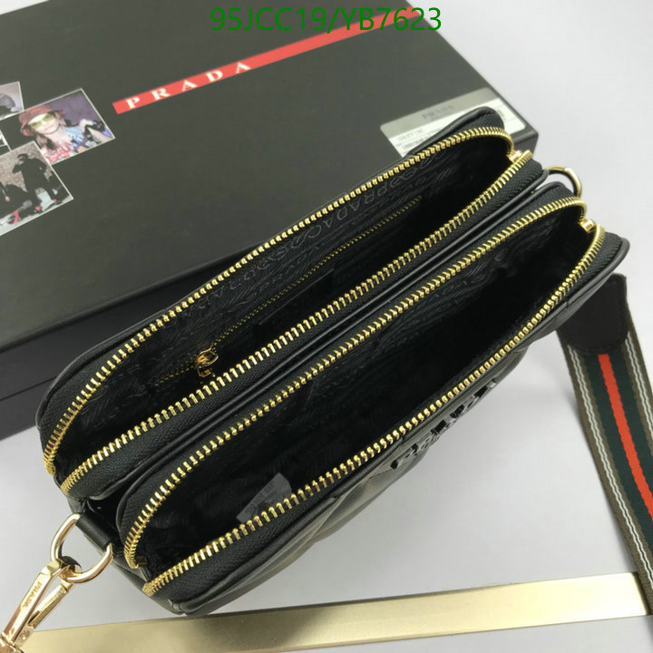Prada Bag-(4A)-Diagonal-,Code: YB7623,$ 124USD