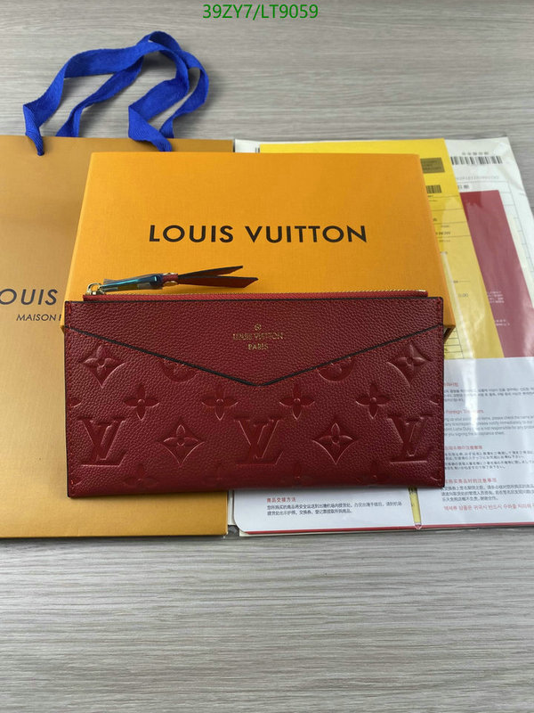 LV Bags-(4A)-Wallet-,Code: LT9059,$ 51USD