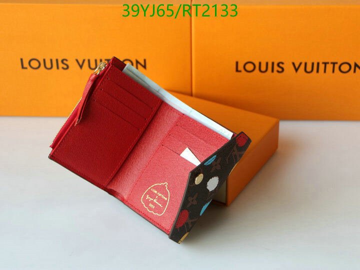 LV Bags-(4A)-Wallet-,Code: RT2133,$ 51USD