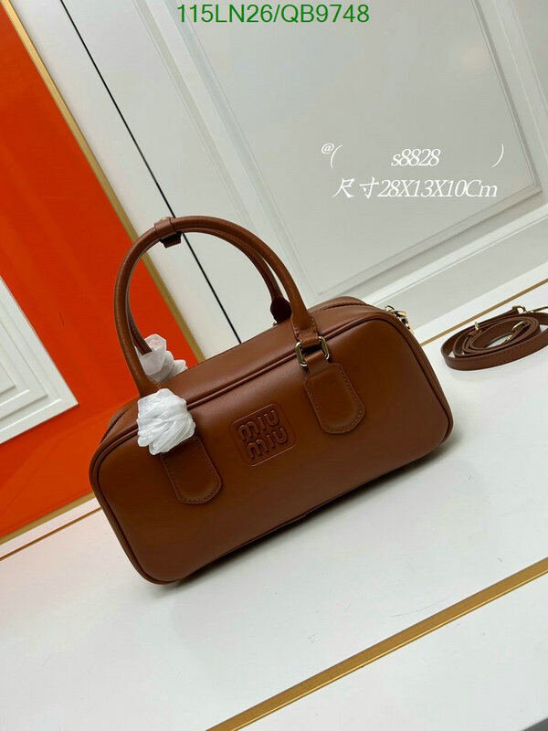 Miu Miu Bag-(4A)-Handbag- Code: QB9748 $ 150USD