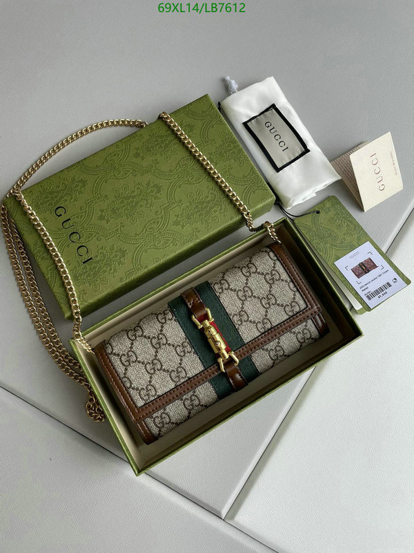 Gucci Bag-(4A)-Diagonal-,Code: LB7612,$ 90USD