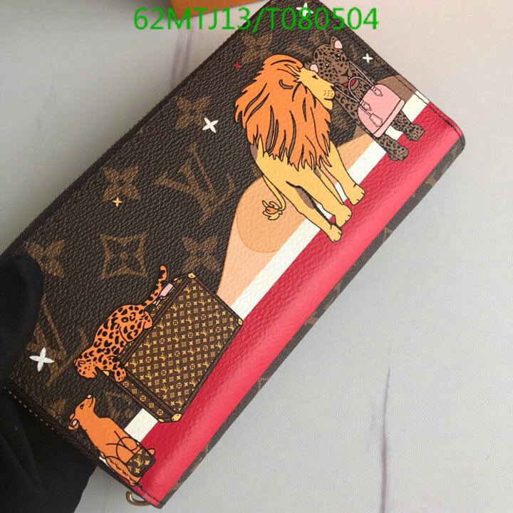LV Bags-(4A)-Wallet-,Code: T080504,$ 81USD