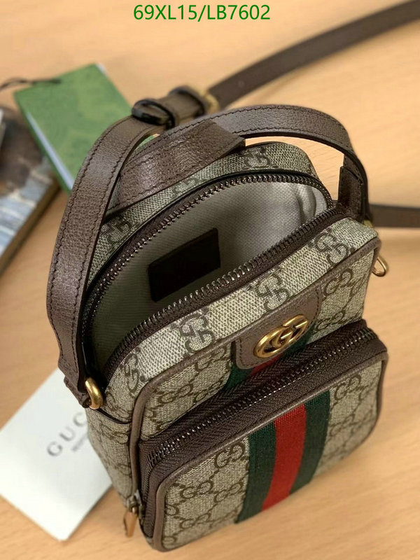 Gucci Bag-(4A)-Ophidia-G,Code: LB7602,$ 90USD