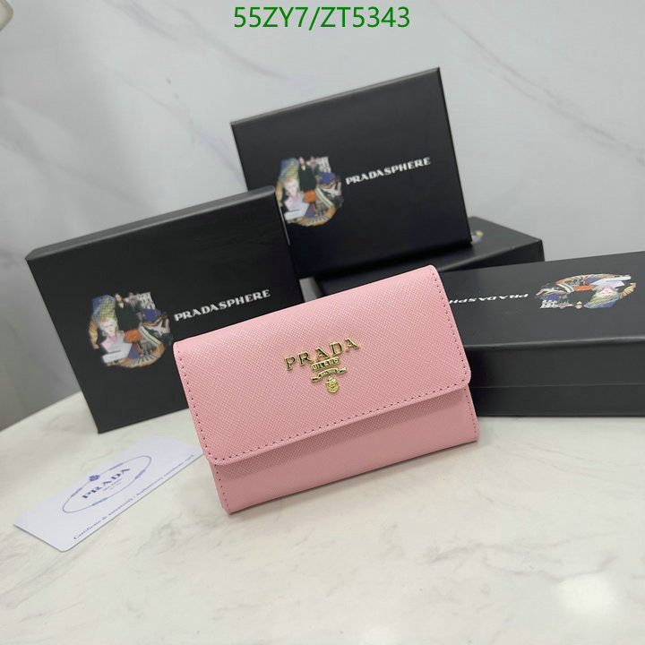 Prada Bag-(4A)-Wallet-,Code: ZT5343,$ 72USD