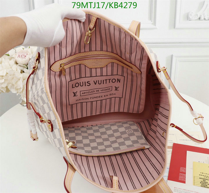 LV Bags-(4A)-Neverfull-,Code: KB4279,$ 103USD