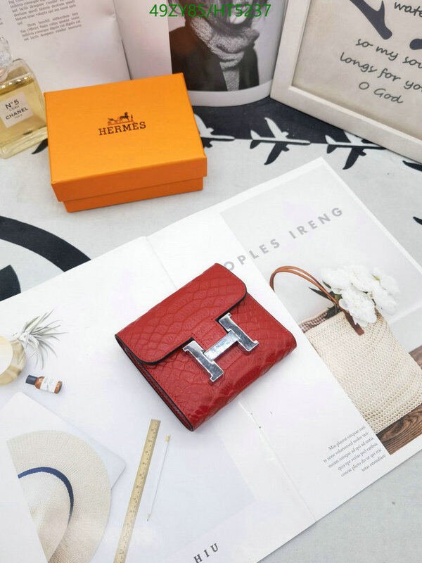Hermes Bag-(4A)-Wallet-,Code: HT5237,$ 64USD