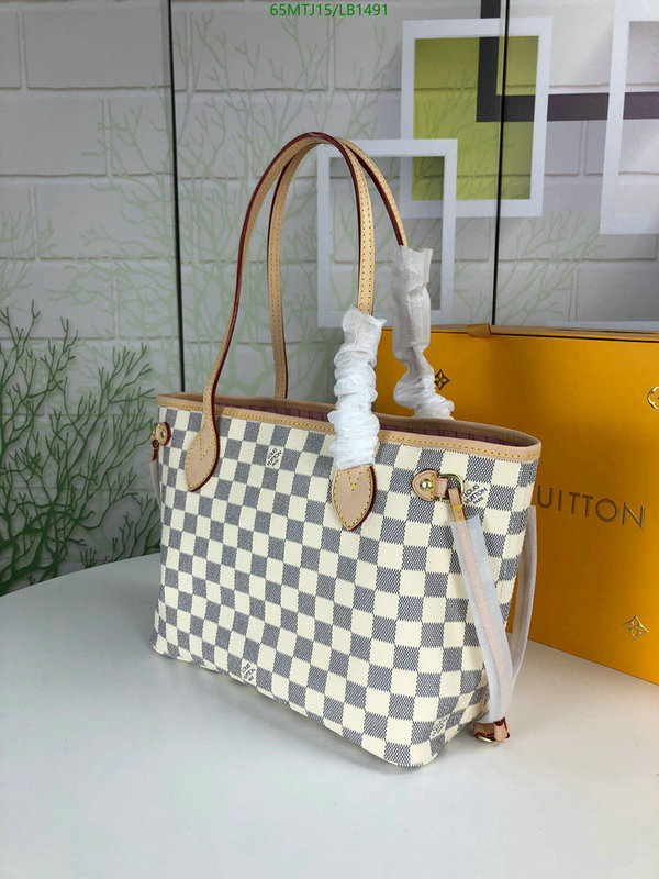 LV Bags-(4A)-Neverfull-,Code: LB1491,$ 85USD