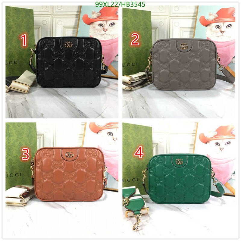 Gucci Bag-(4A)-Diagonal-,Code: HB3545,$ 129USD