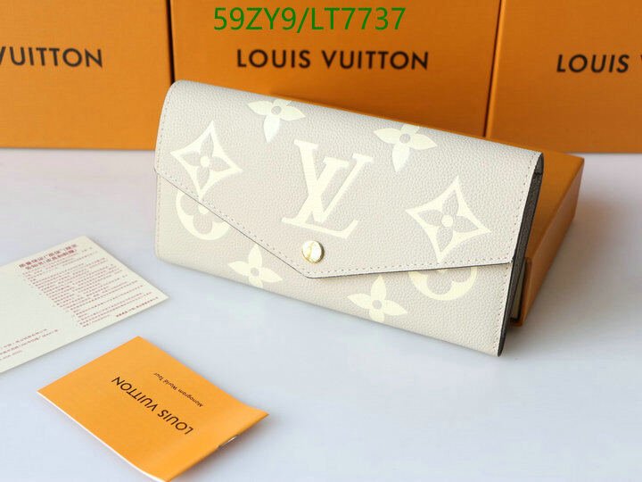 LV Bags-(4A)-Wallet-,Code: LT7737,$ 77USD