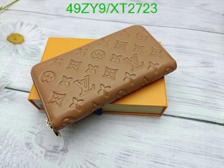 LV Bags-(4A)-Wallet-,Code: XT2723,$ 64USD