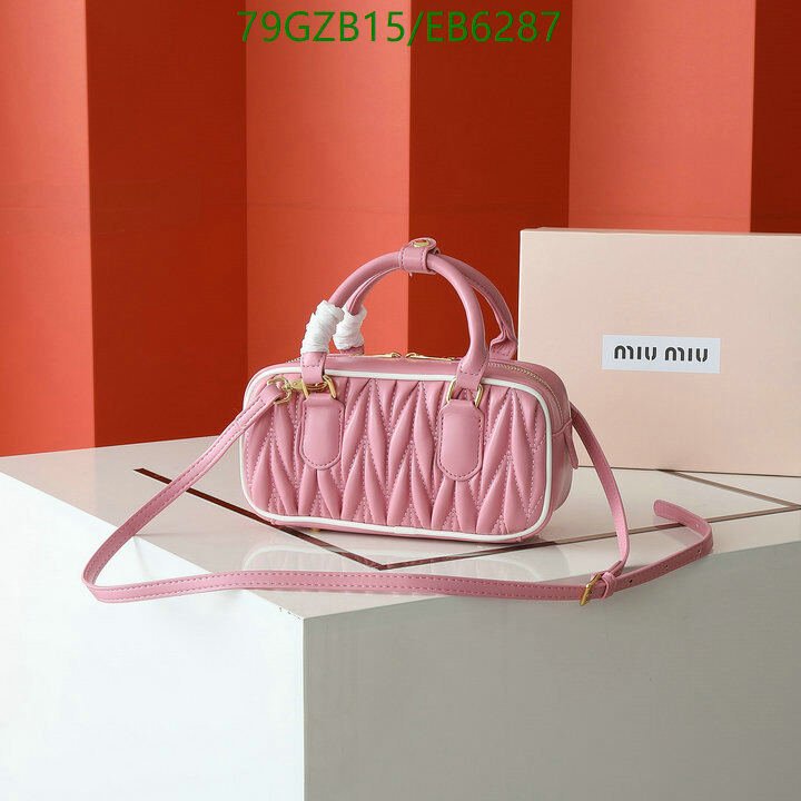 Miu Miu Bag-(4A)-Crossbody- Code: EB6287 $ 103USD