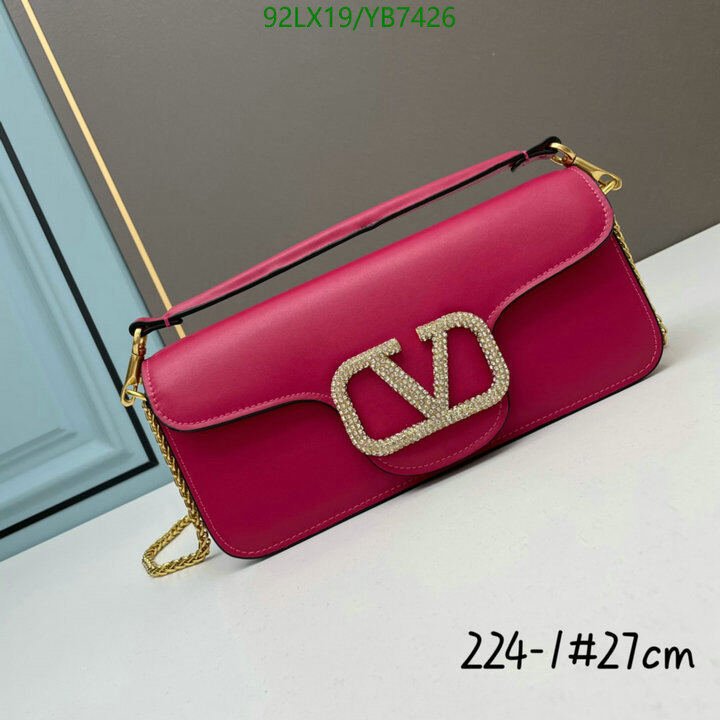 Valentino Bag-(4A)-LOC-V Logo ,Code: YB7426,$ 120USD