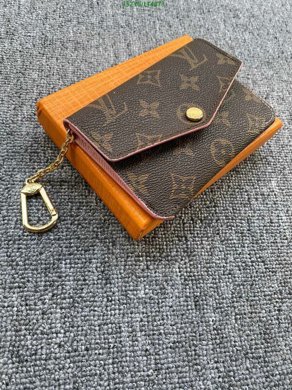 LV Bags-(4A)-Wallet-,Code: LT4873,$ 46USD