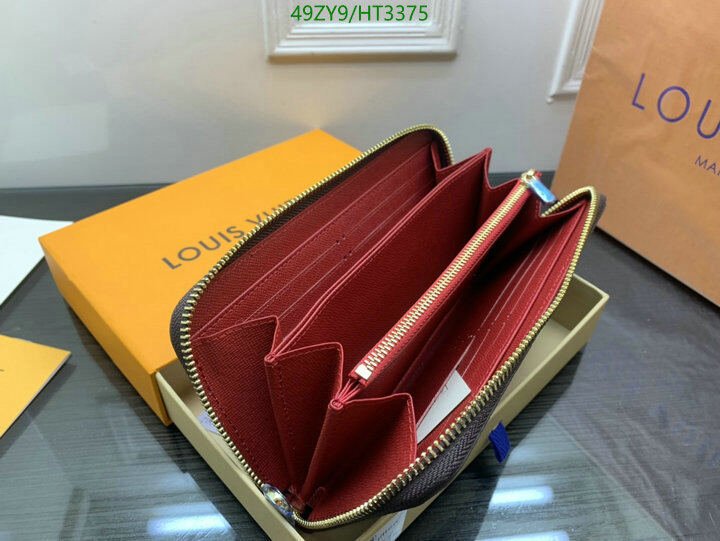 LV Bags-(4A)-Wallet-,Code: HT3375,$ 64USD