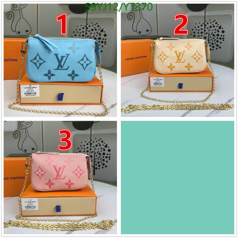 LV Bags-(4A)-Wallet-,Code: YT370,$ 77USD
