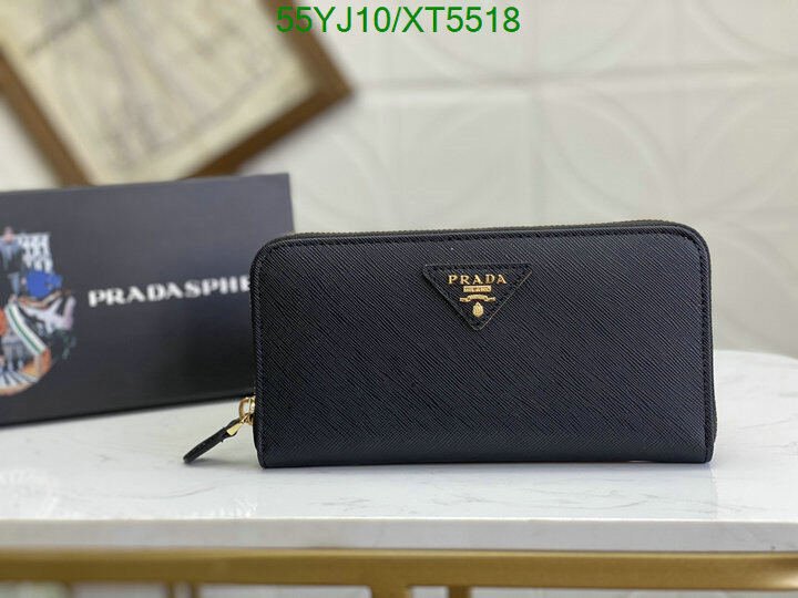 Prada Bag-(4A)-Wallet- Code: XT5518 $ 72USD
