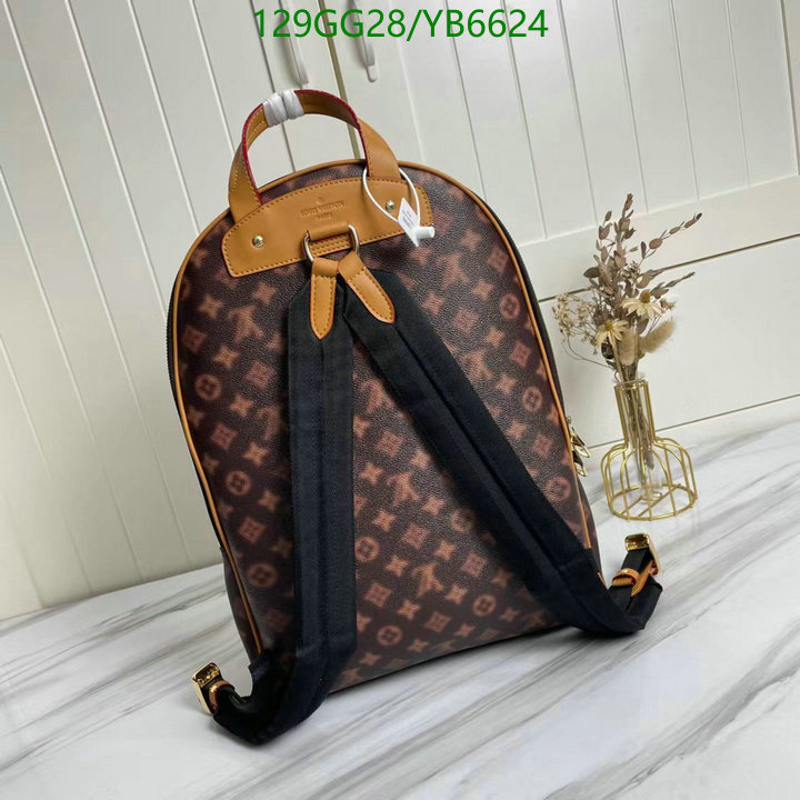 LV Bags-(4A)-Backpack-,Code: YB6624,$ 168USD