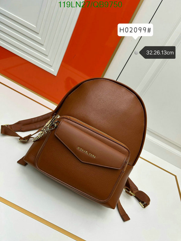 Michael Kors Bag-(4A)-Backpack- Code: QB9750 $ 155USD