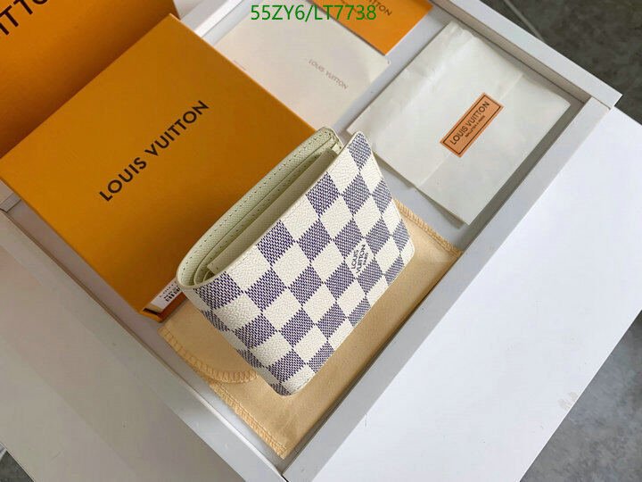 LV Bags-(4A)-Wallet-,Code: LT7738,$ 72USD