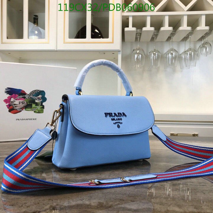 Prada Bag-(4A)-Handbag-,Code: PDB060906,$ 155USD