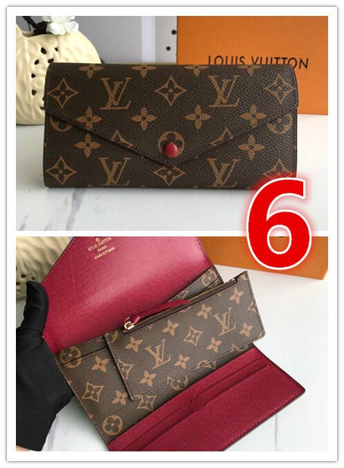 LV Bags-(4A)-Wallet-,Code: T060807,$ 42USD