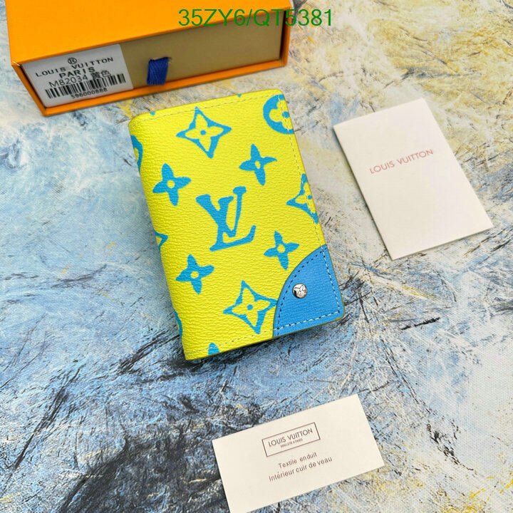 LV Bag-(4A)-Wallet- Code: QT5381 $ 46USD