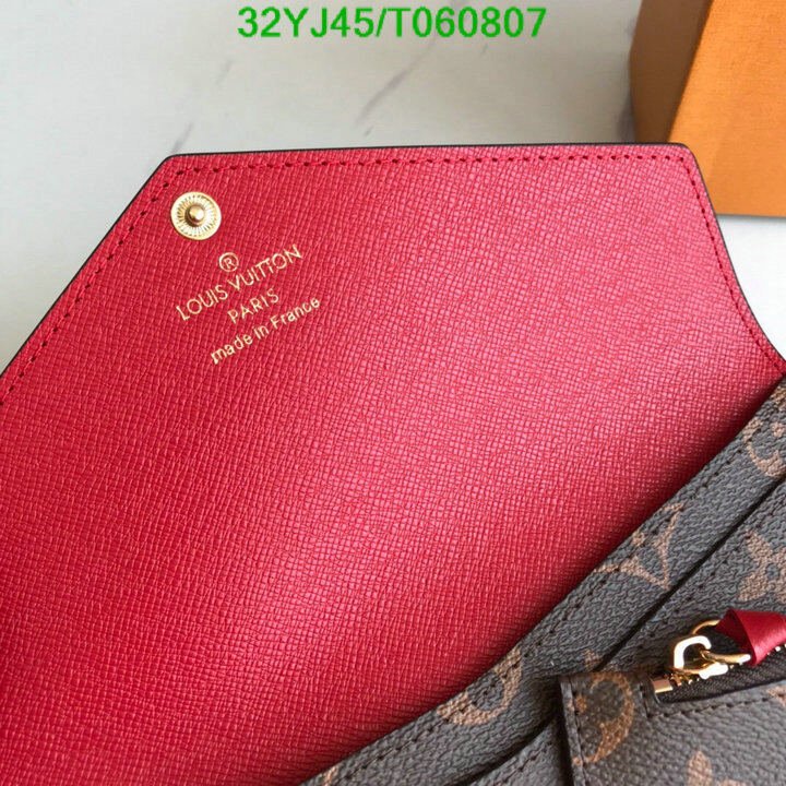 LV Bags-(4A)-Wallet-,Code: T060807,$ 42USD