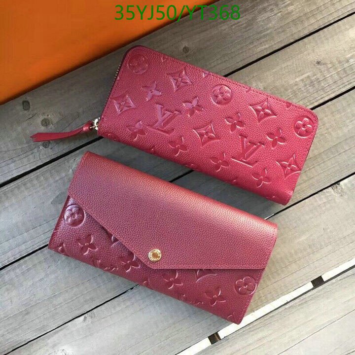 LV Bags-(4A)-Wallet-,Code: YT368,$ 46USD