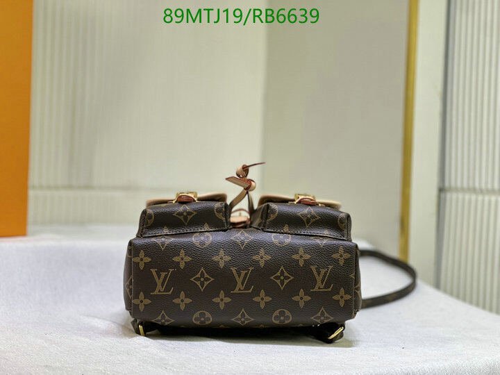 LV Bag-(4A)-Backpack- Code: RB6639 $ 116USD