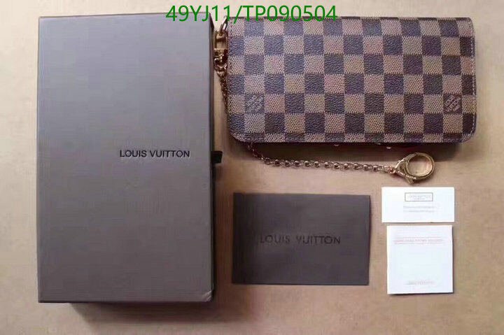 LV Bags-(4A)-Wallet-,Code: TP090504,$ 64USD