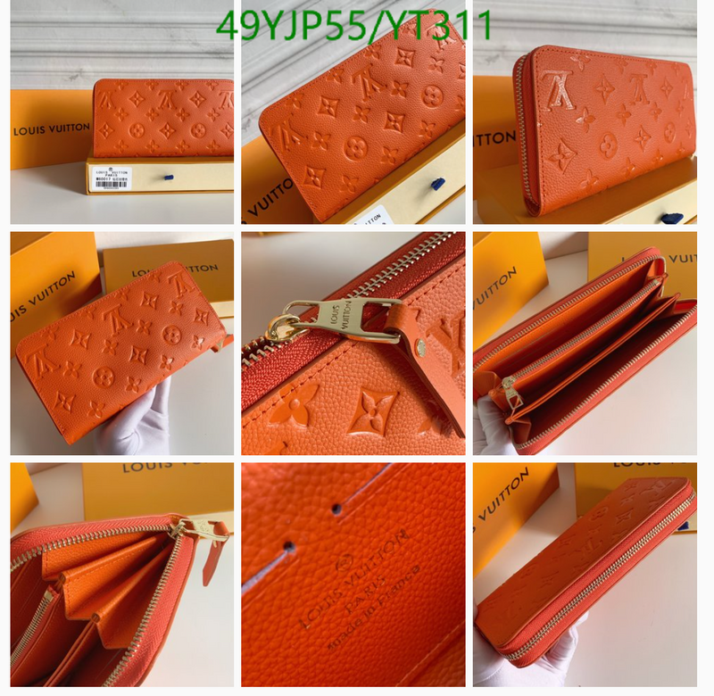 LV Bags-(4A)-Wallet-,Code: YT311,$ 64USD