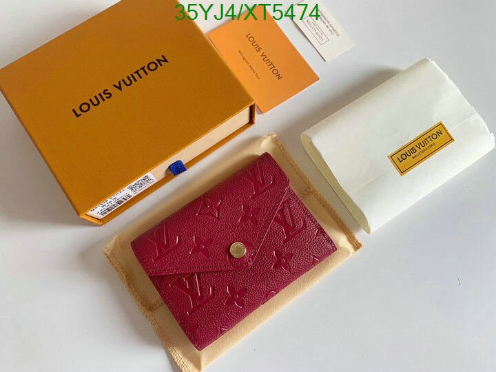 LV Bags-(4A)-Wallet-,Code: XT5474,$ 46USD