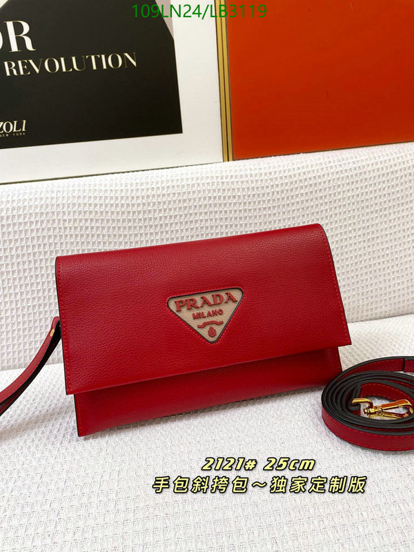 Prada Bag-(4A)-Diagonal- Code: LB3119 $ 142USD