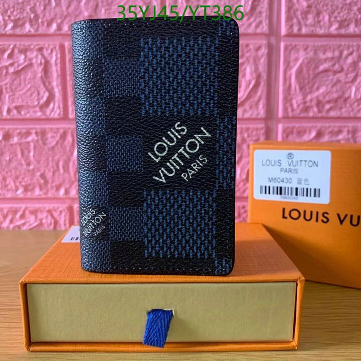 LV Bags-(4A)-Wallet-,Code: YT386,$ 46USD
