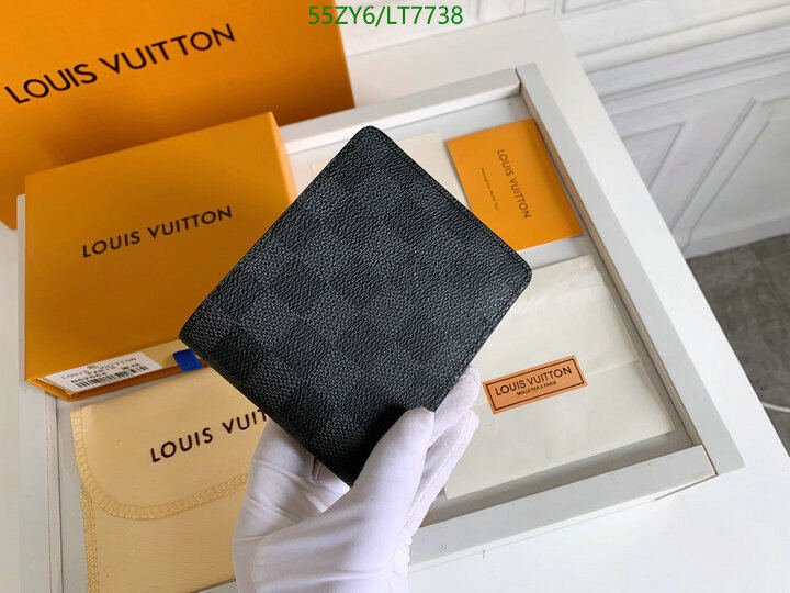 LV Bags-(4A)-Wallet-,Code: LT7738,$ 72USD