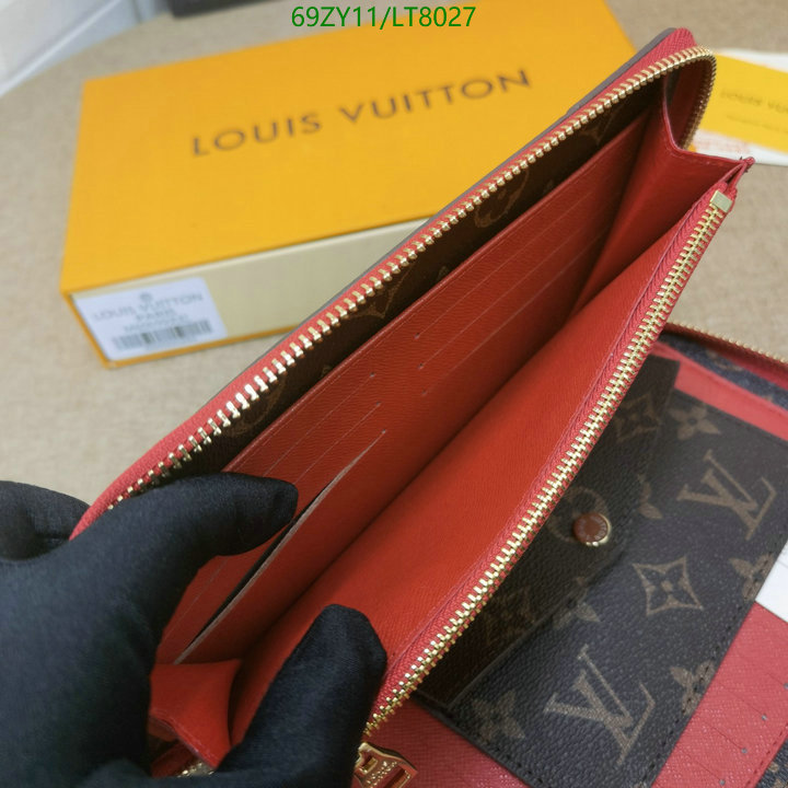 LV Bags-(4A)-Wallet-,Code: LT8027,$ 90USD