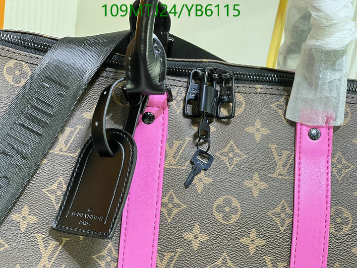 LV Bags-(4A)-Keepall BandouliRe 45-50-,Code: YB6115,$ 142USD