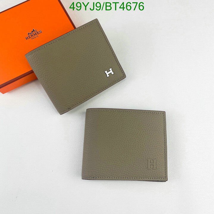 Hermes Bag-(4A)-Wallet- Code: BT4676 $ 64USD