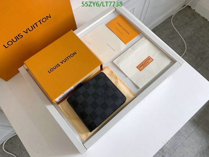 LV Bags-(4A)-Wallet-,Code: LT7738,$ 72USD