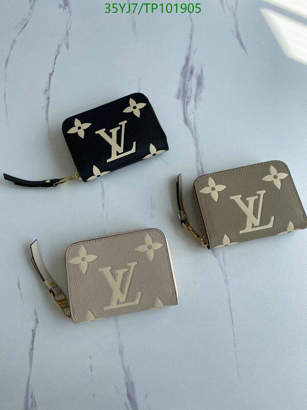 LV Bags-(4A)-Wallet-,Code: TP101905,$ 46USD