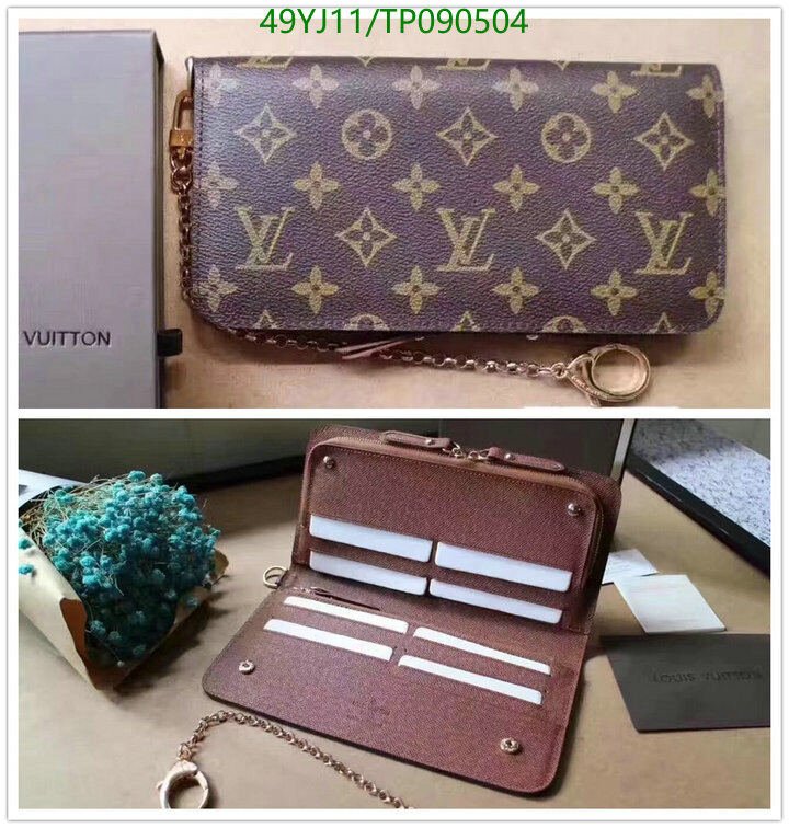 LV Bags-(4A)-Wallet-,Code: TP090504,$ 64USD