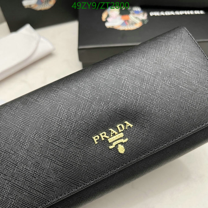 Prada Bag-(4A)-Wallet-,Code: ZT2800,$ 64USD